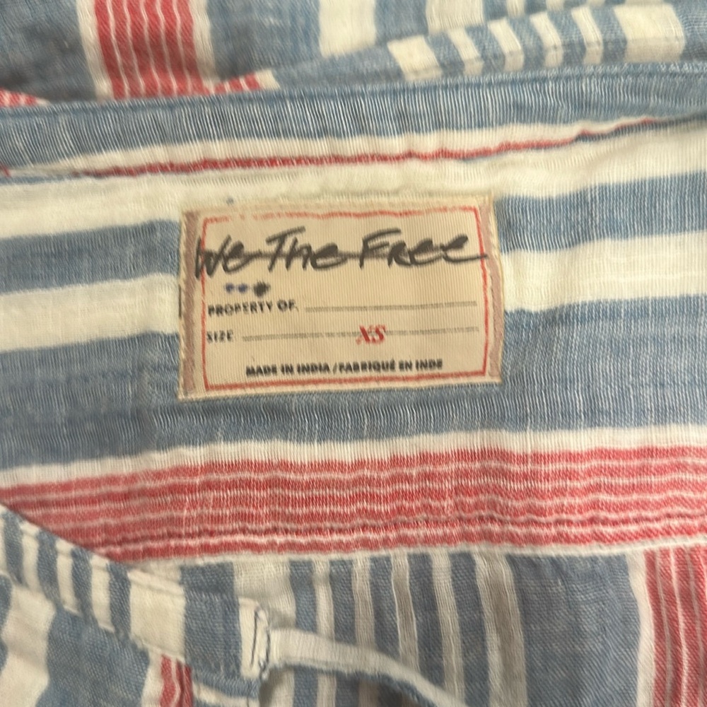 FREE PEOPLE WE THE FREE SURF STRIPE MAXI TOP - Picture 8 of 9